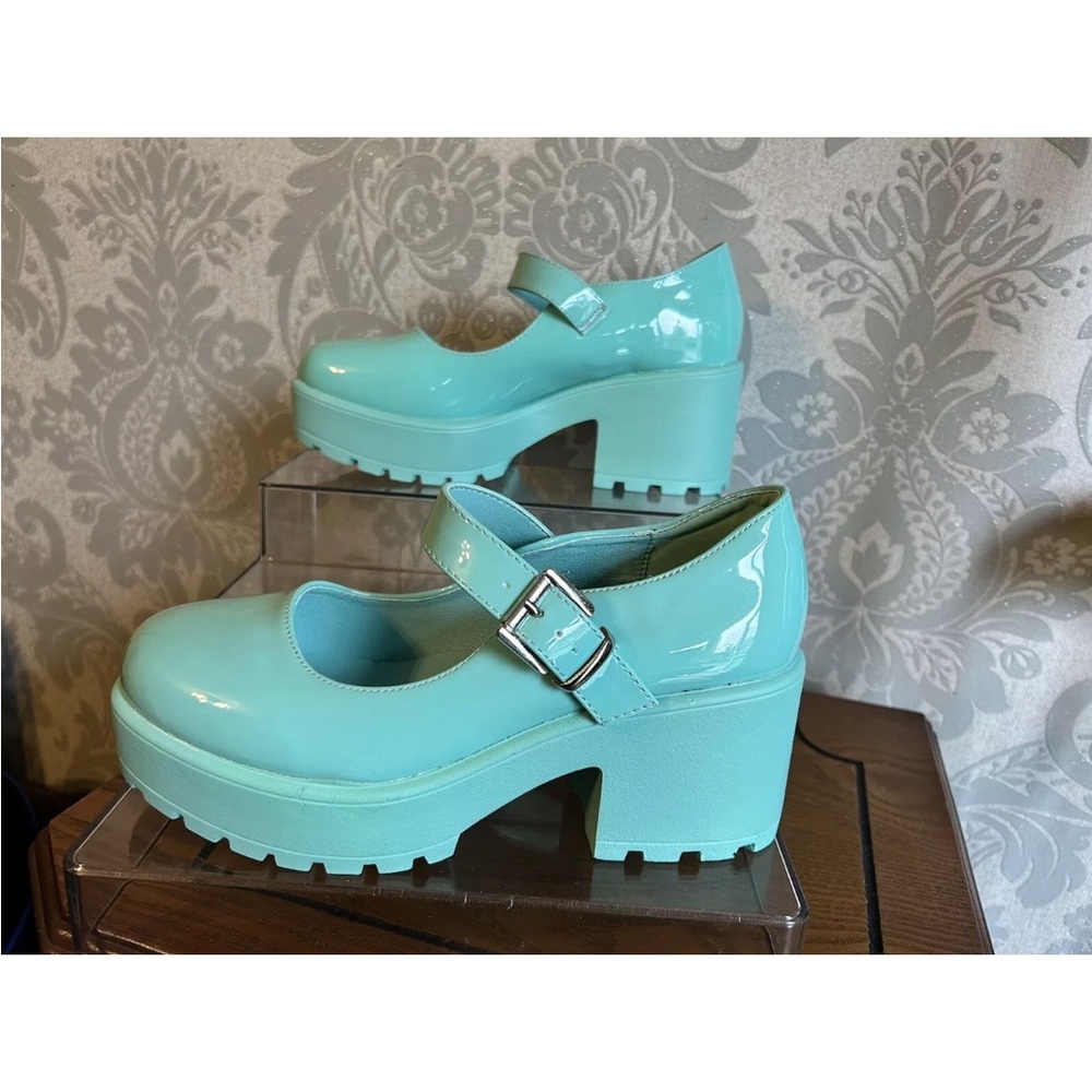 Turquoise Koi Maryjanes